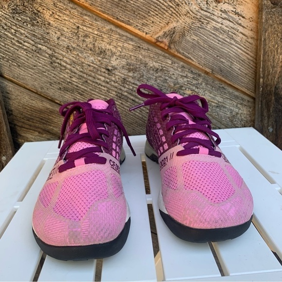 Reebok CrossFit Womens Size 8 Purple Pink Kevlar CR5FT Athletic Shoes - Picture 4 of 10